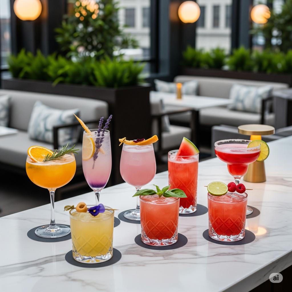 Signature Cocktails & Refreshing Mocktails at Best Rooftop In Kamla Nagar Agra