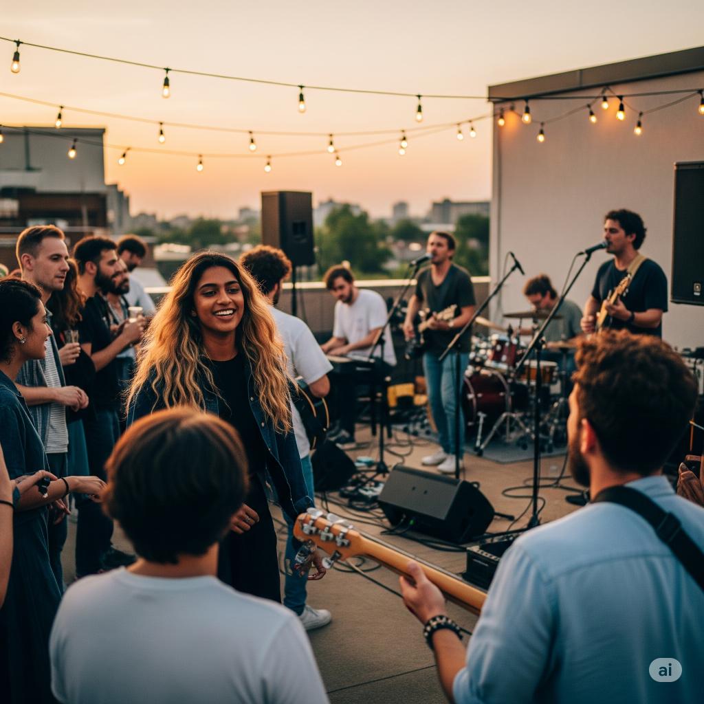 Show case Your Talent at Best rooftop in Kamla Nagar Agra Dixita D'Elixir